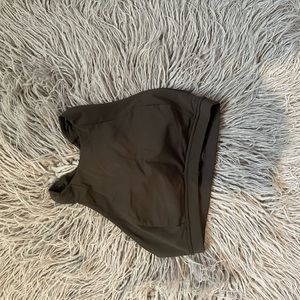 High neck halter sports bra lulu